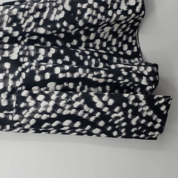 JIL SANDER NAVY Abstract Print Dress size 36 - Picture 5 of 11